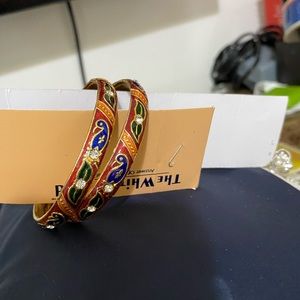 COPY - Two  beautiful peacock mina Bangles